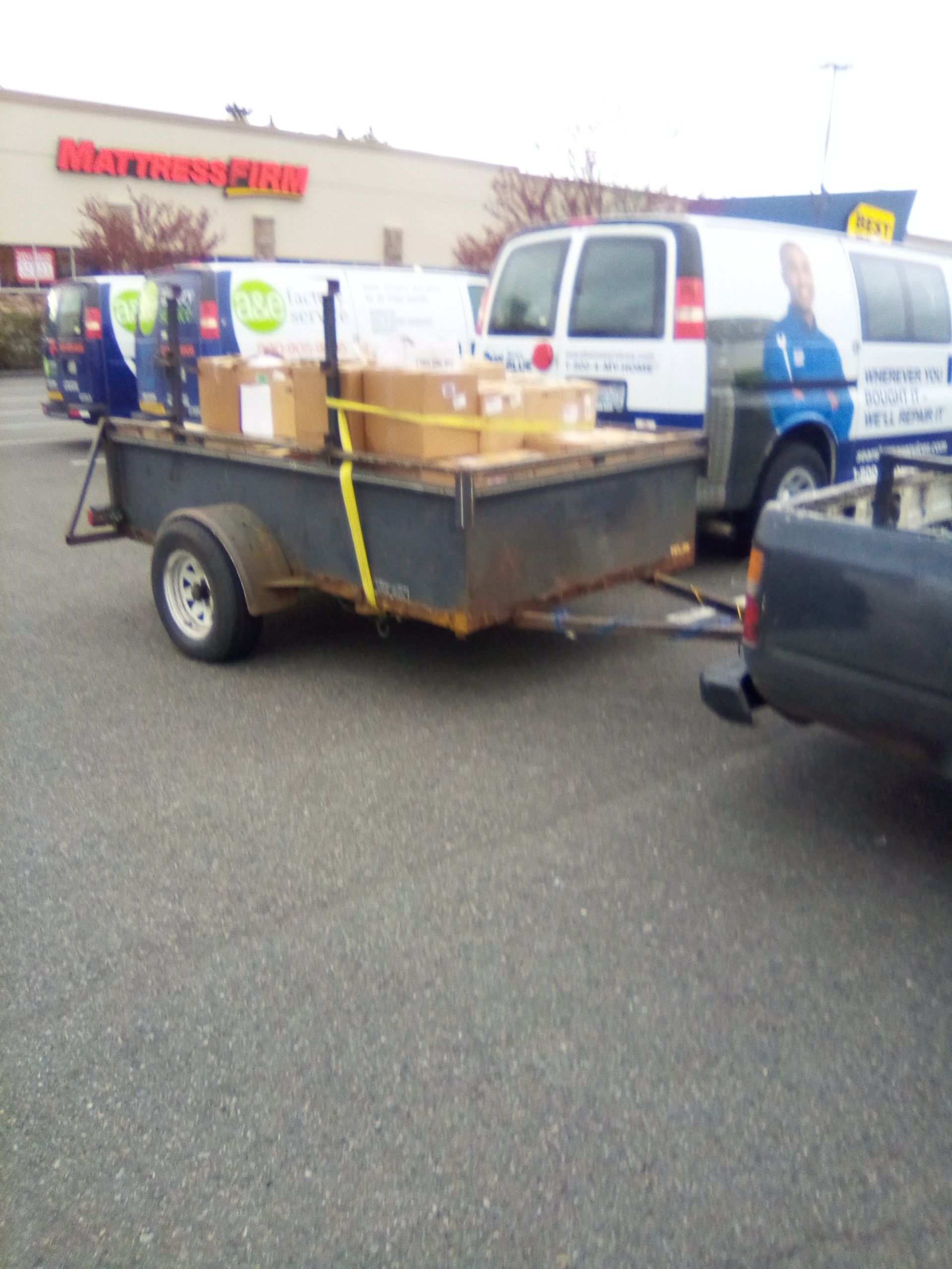 Trailer nuevas luces nuevas llantas 5x8 pizo nuevo lista para trabajo pesado