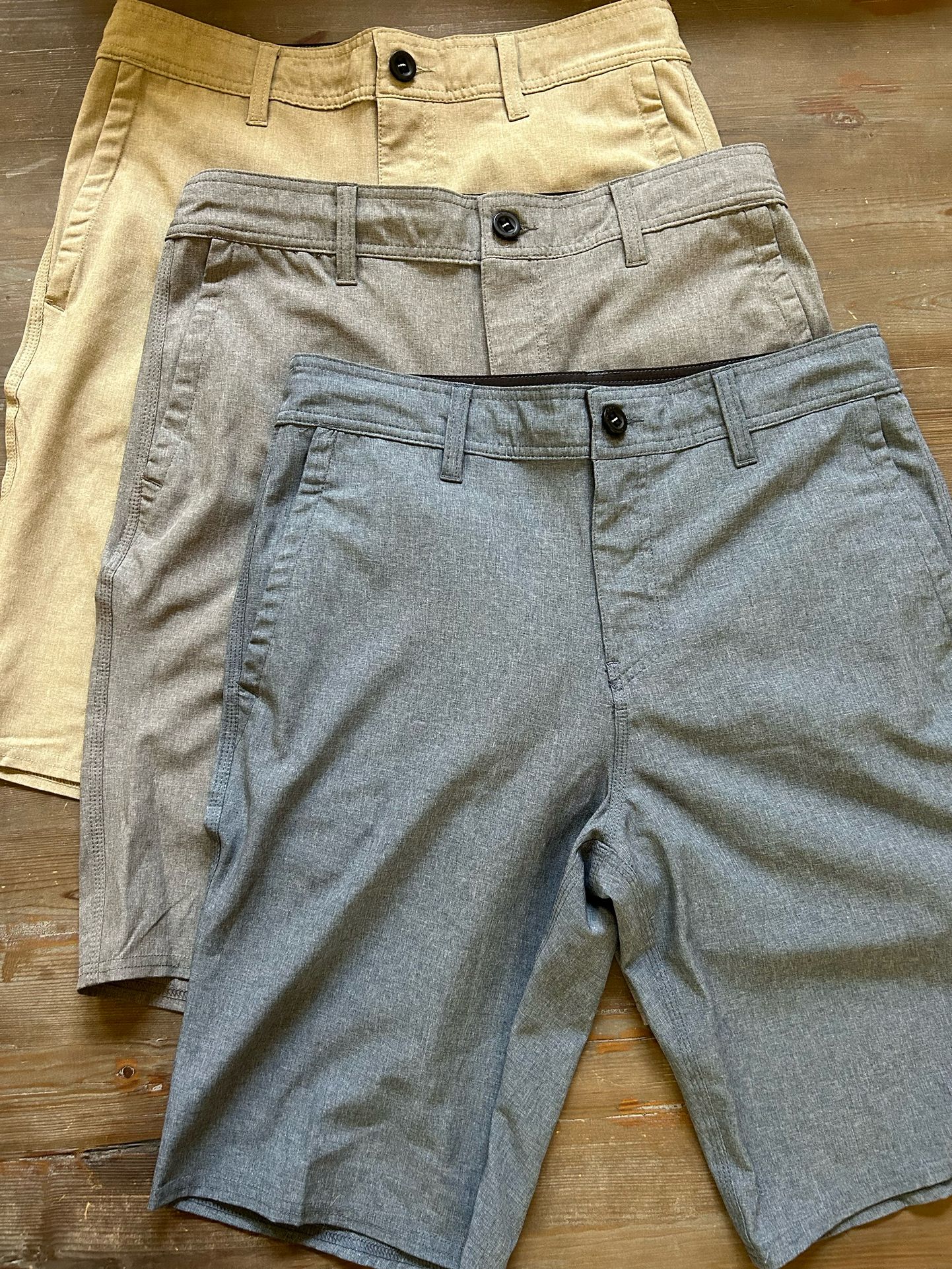 Men’s O’Neill Hybrid Shorts Size 30 LOT OF 3 Pair