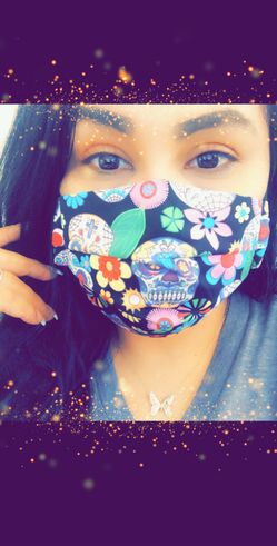 Dulce Calaveras handmade Face mask