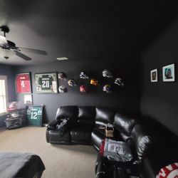 Dark Brown Sectional Power Recliner