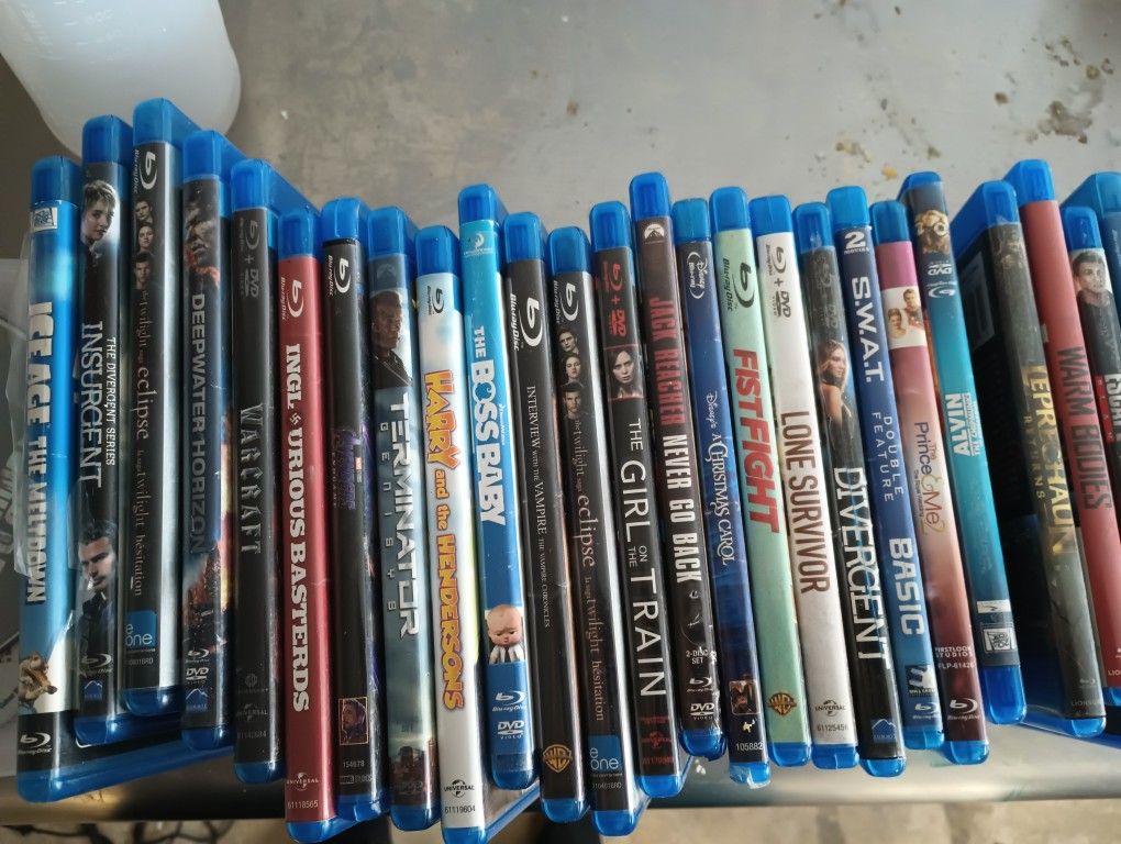 Tons Of Blue Ray DVDs. YUCAIPA