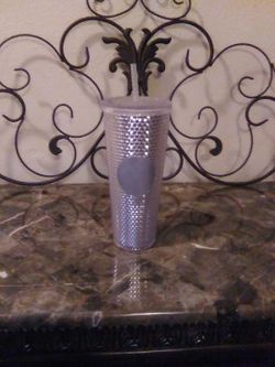 Starbucks Holiday Edition Bling Platinum Silver Cold Cup

