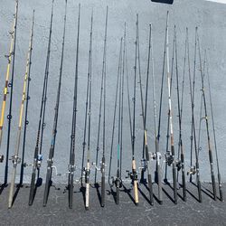 16 Fishing Rods