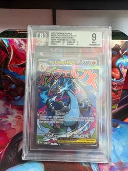 Beckett silver 9 mega Charizard x ex
