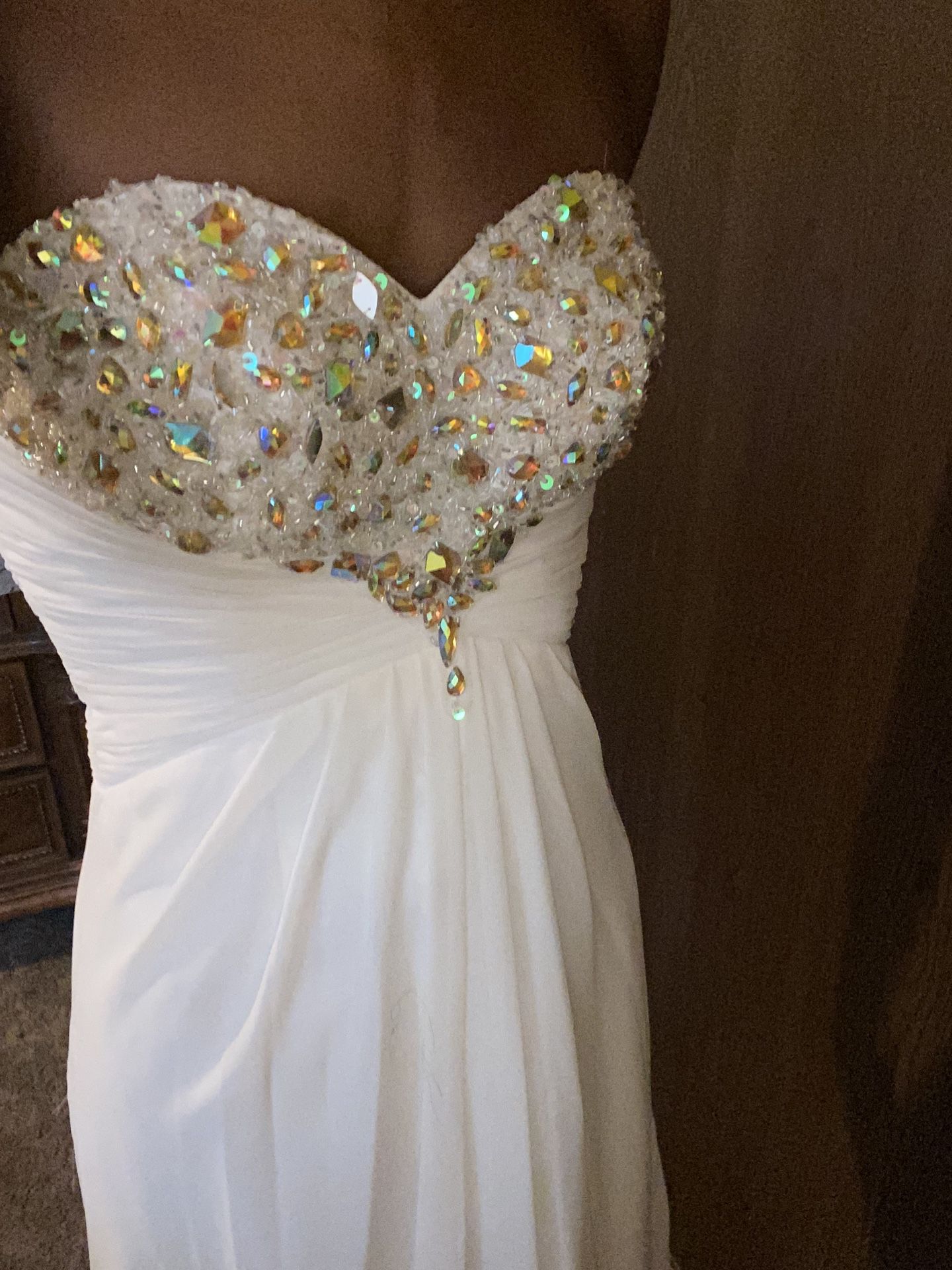 White Pretty Prom Dress