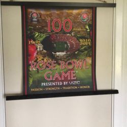 Rose Bowl Game 100th Year Poster