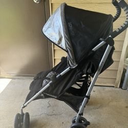 Black And Silver Stroller 