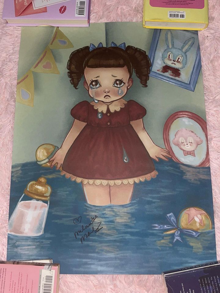 melanie martinez signed poster