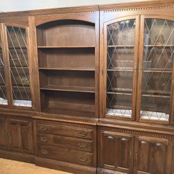 “Ethan Allen” Antique Three-Piece Hutch