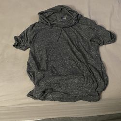 Gray Hoodie Style T-Shirt