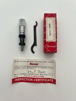 Starrett micrometer