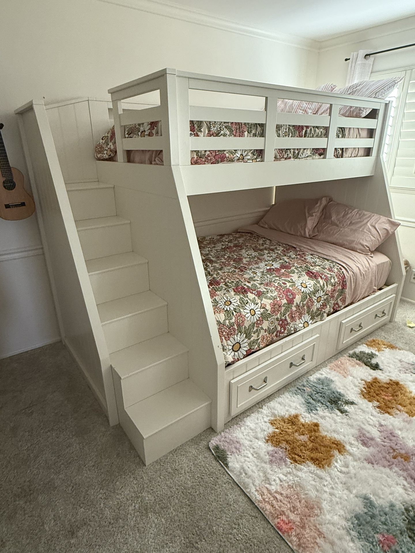 Pottery Barn Twin Over Full Bunk Bed