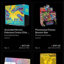 Pokemon Sealed and Raw Collection