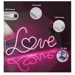 Love light up sign