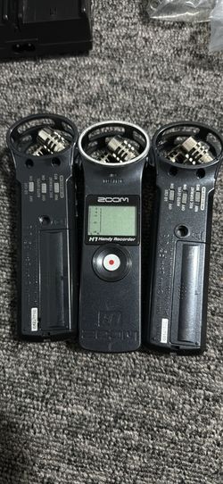 H1 audio recorders with lavs