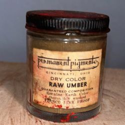 Vintage “Permanent Pigment” - Raw Umber