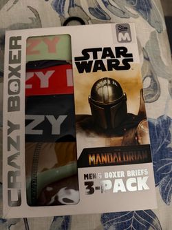 Crazy Boxer Star Wars Mandalorian Boxer Briefs 3-Pack