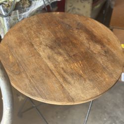 End Table And Beautiful Wall Hanging