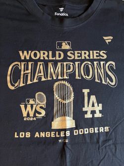 2024 Los Angeles Dodgers World Series Champions 3XL T-Shirt
