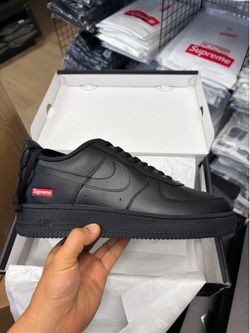Air Force 1 Black Supreme size 10