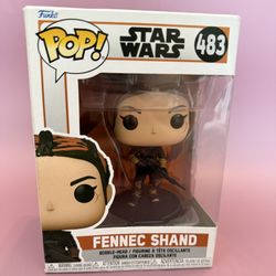 NEW. Funko Pop Star Wars: The Mandalorian Fennec Shand #483 Action Figure