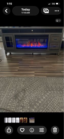 TV Stand with Firplace