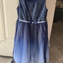 Blue Formal Dress For Girls 