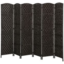 Room Divider, 6 Panel Folding Privacy Screen
