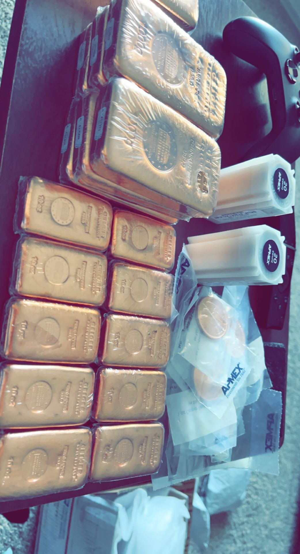 Copper Bullion.
