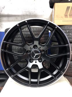 18 inch Mercedes Wheels brand new set Matt black 18x8.0 , 5x112 - 950$ for 4 . Installation available, tires available.