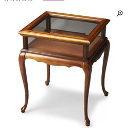 Table | Glass Top | Side Table | Shelves 