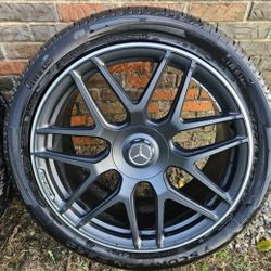 Mercedes Benz Wheels AMG Rims Clk Cla Cls C250 C300 E300 E350 Si Rims Gla Rims C Class E Class 