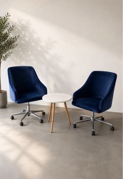 Blue chairs