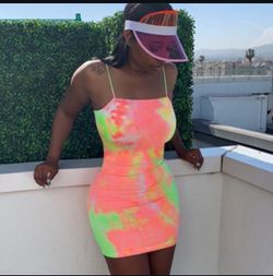 Neon dress