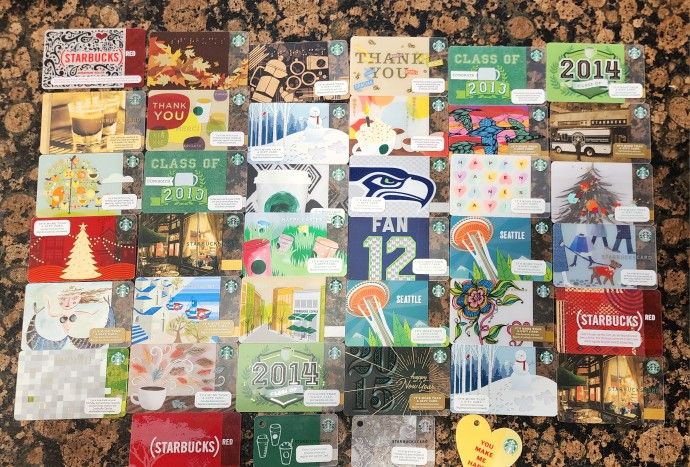 Rare 36 Different STARBUCKS COLLECTOR CARDS
