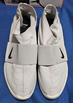Pre-owned Nike Air Fear Of God Moc Pure Platinum AT8086-001 Shoes, Men's 9