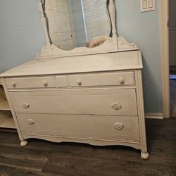 We are downsizing and moving out of state.  Kitchen Items**Hand Tools**Vintage Dresser with Mirror**Plastic Storage Drawers**Nautical Decor**Vintage B