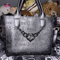 Juicy Couture Black Mini Tote Bag
