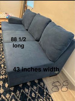 Living Spaces 2set couches with ottoman