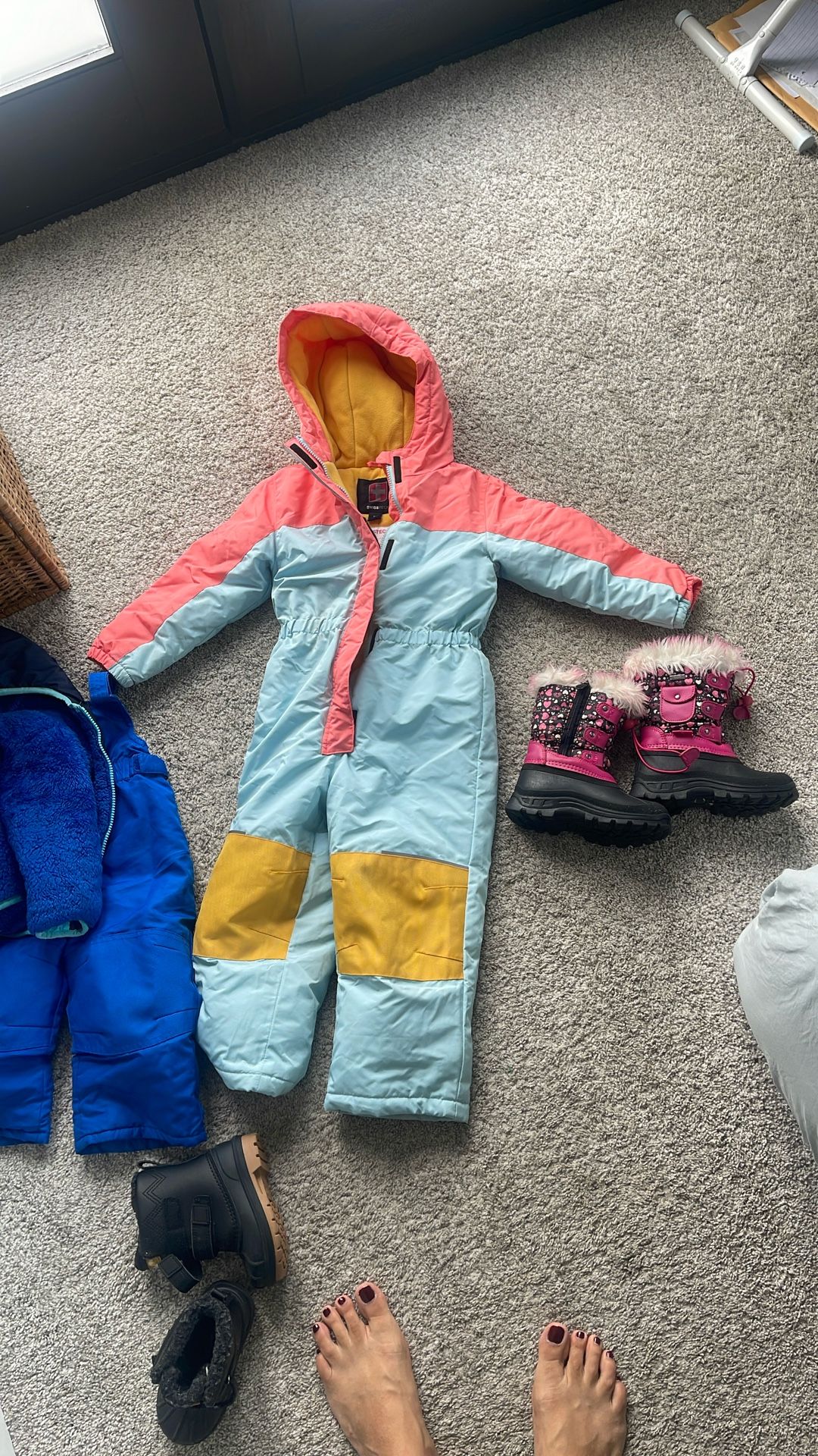 Snow Suit And Boots Toddler