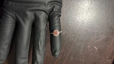 Pink diamond ring