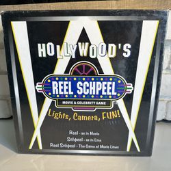 Hollywood's Reel Schpeel Movie & Celebrity Board Game VTG 1998  Factory Sealed