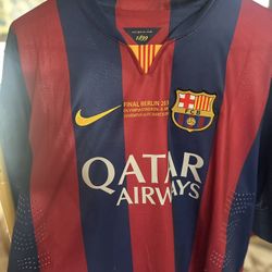FC Barcelona Home 2014/2015 Neymar Jr UCL Final Jersey (2XL) 