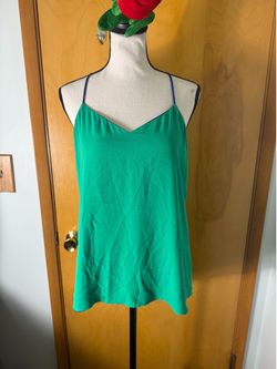 Express Reversible Blue and Green Halter Top Medium  Very good condition  Smoke free home