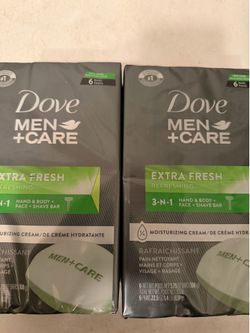 Dove bar soap 6 count $7 each