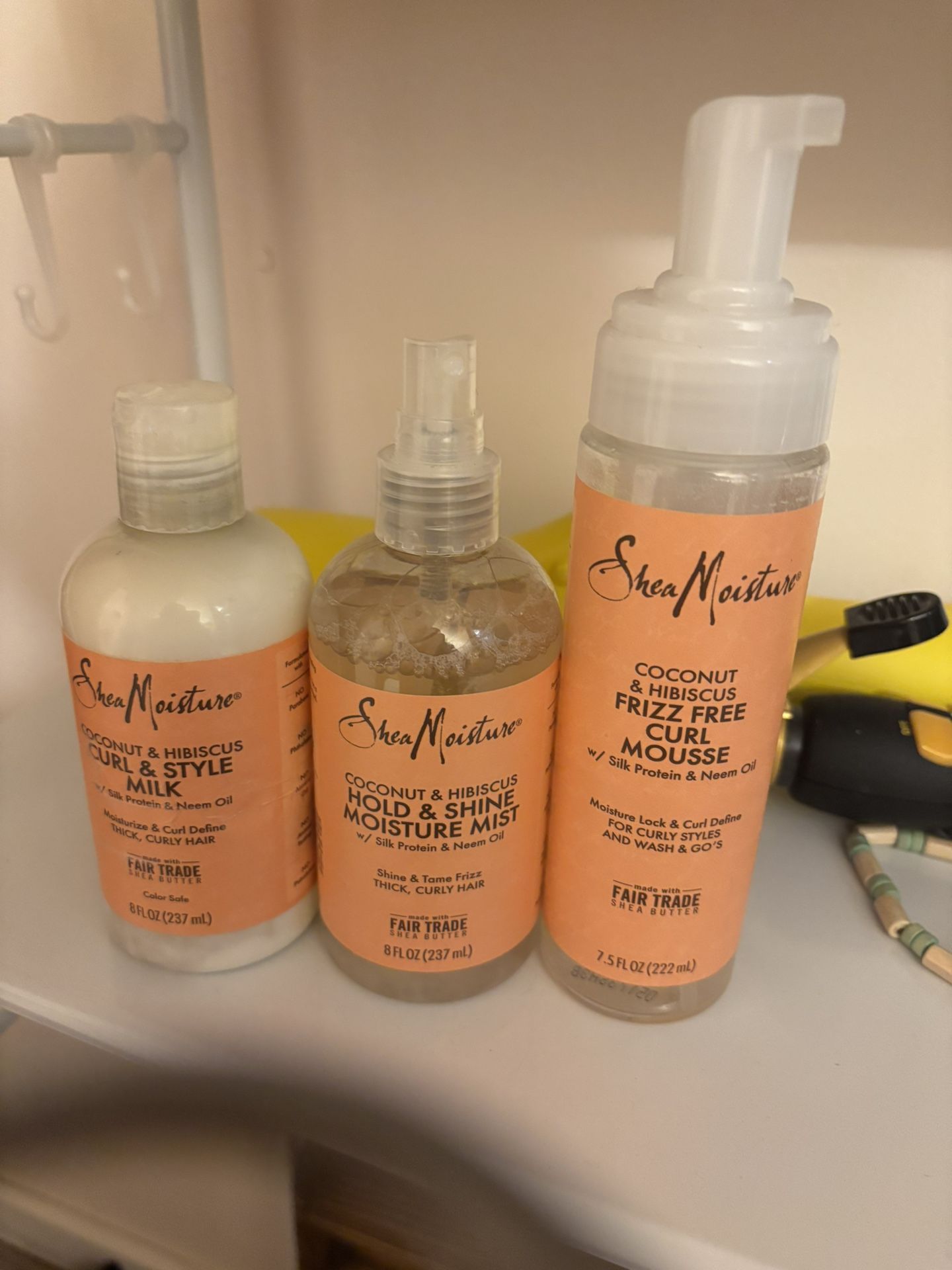 Shea Moisture Products.