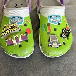 Disney Buzz Light Year Light Up  Crocs 