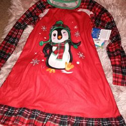 Penguin Nightgown Girls Size 6/6x