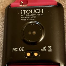 I Touch Smart Watch Fushia In White 