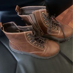 Brown Black Womens Boots